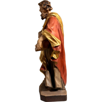 Polychrome and Gilded Wooden Statue St. Benjamin of Persia | Dolfi
