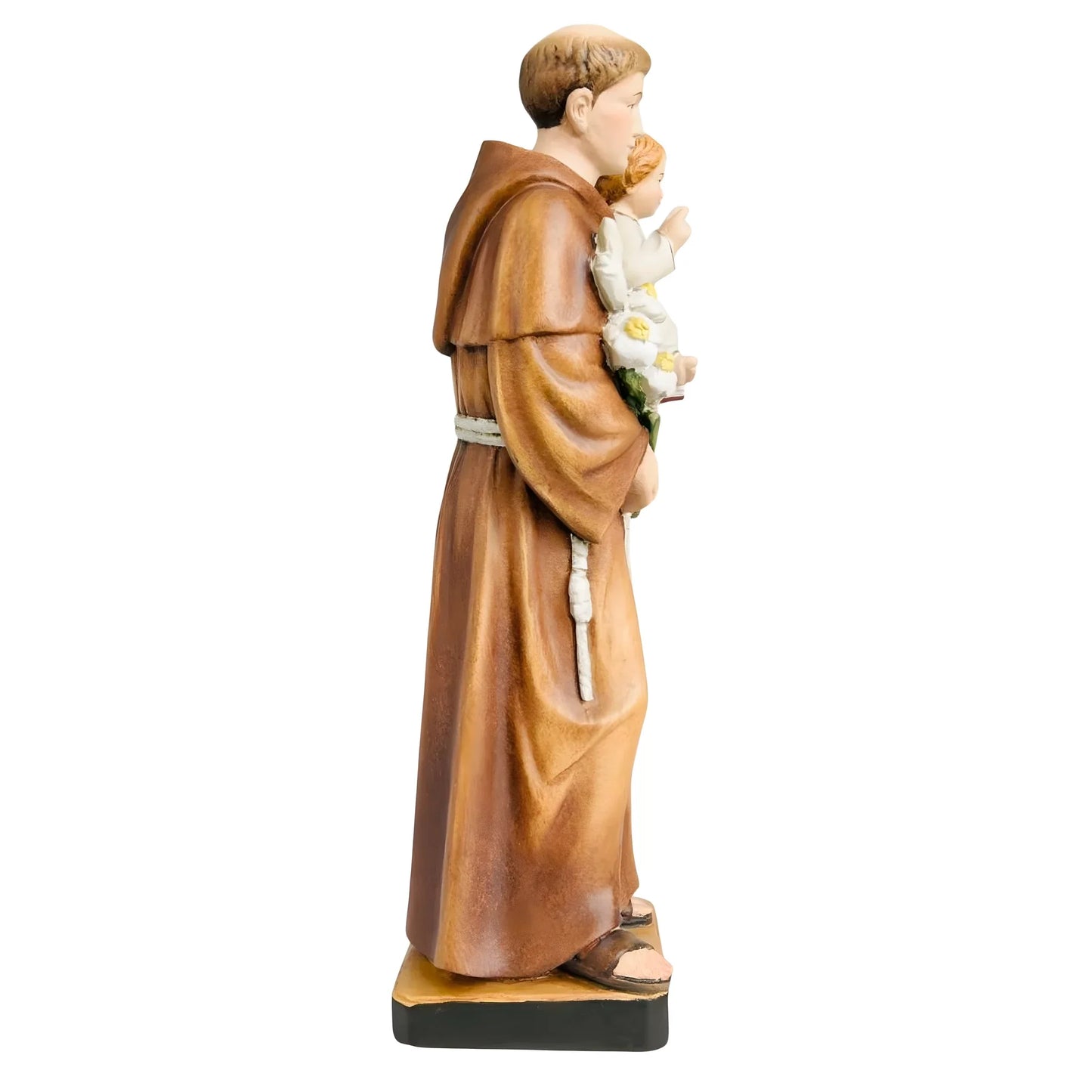 Wooden Statue of Saint Anthony of Padua with Child