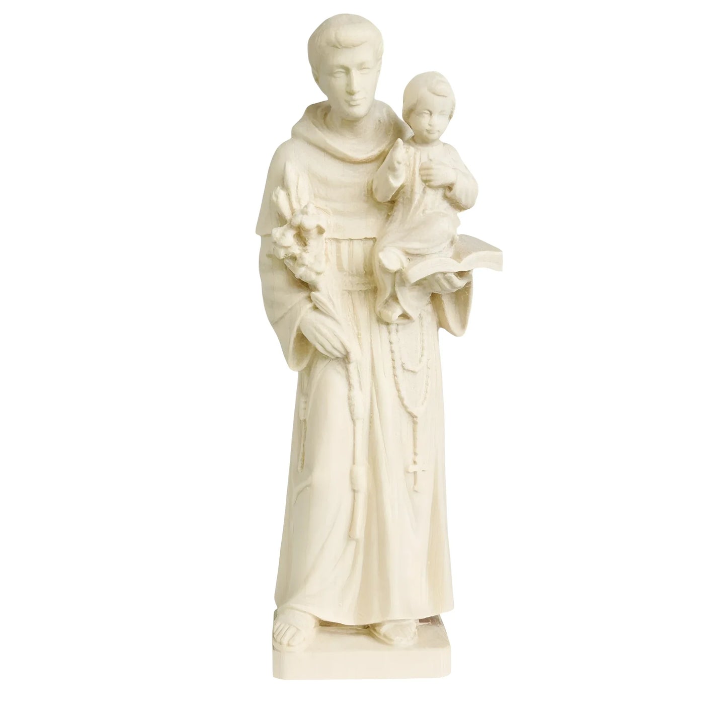Wooden Statue of Saint Anthony of Padua with Child