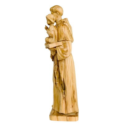 Wooden Statue of Saint Anthony of Padua with Child