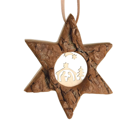 Holy Family Star Ornament