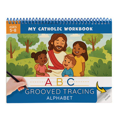 My Catholic Workbook - Grooved Tracing Alphabet