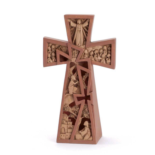 Christ Is Risen Easter Tabletop Cross