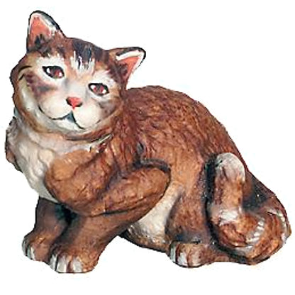 Sitting Kitten - Maple Wood