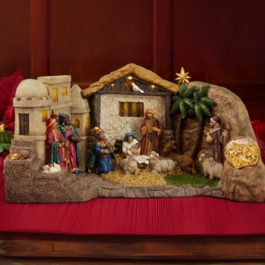 The Deluxe Lighted Panorama Nativity