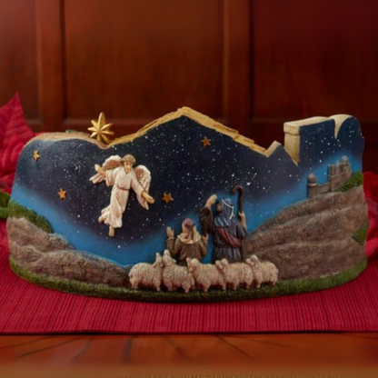 The Deluxe Lighted Panorama Nativity