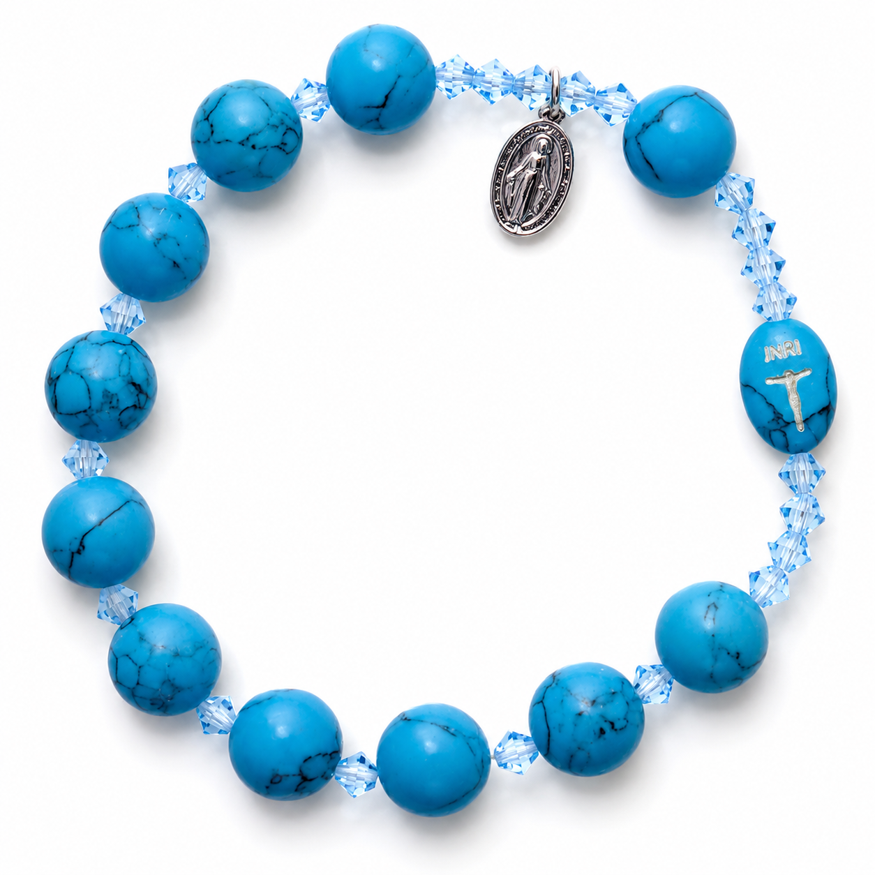 Turquoise Rosary Bracelet