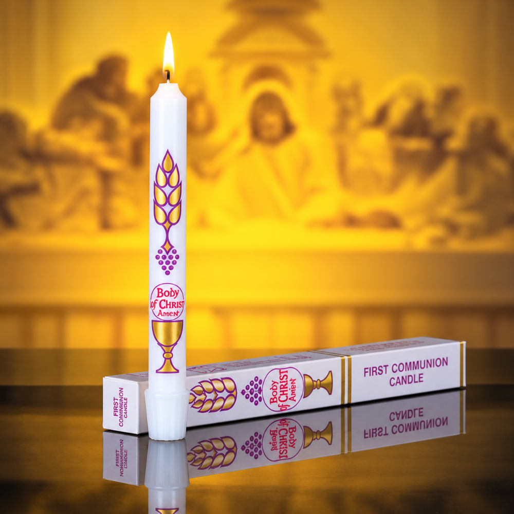 Body of Christ First Communion Candle