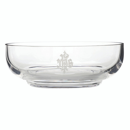 IHS Glass Chalice & Bowl Set