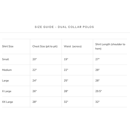 Dual Collar Clerical Polo Shirt – Long Sleeve