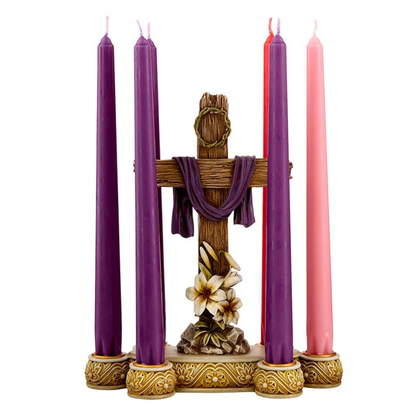 Lenten Cross Candleholder