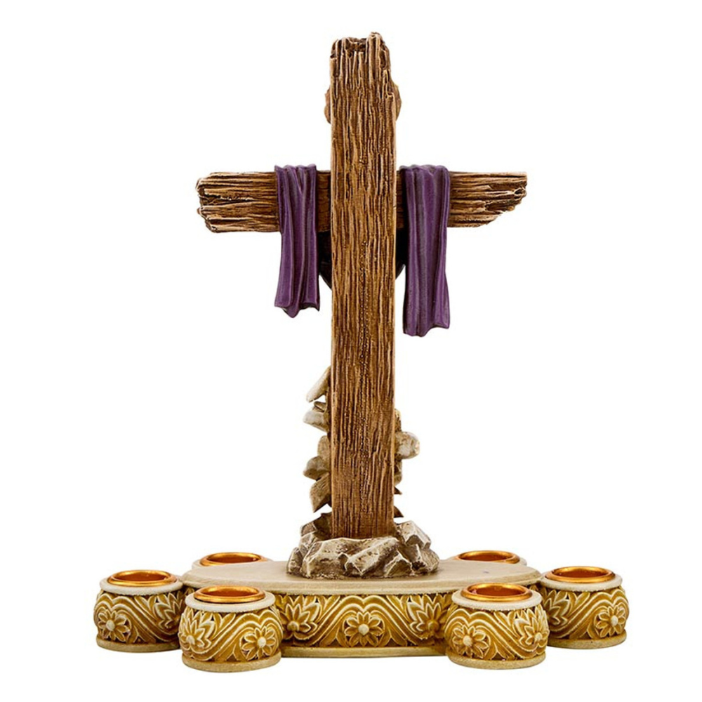 Lenten Cross Candleholder