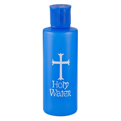 4oz Blue Holy Water Bottle