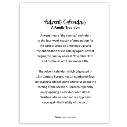 Advent Candles Calendar