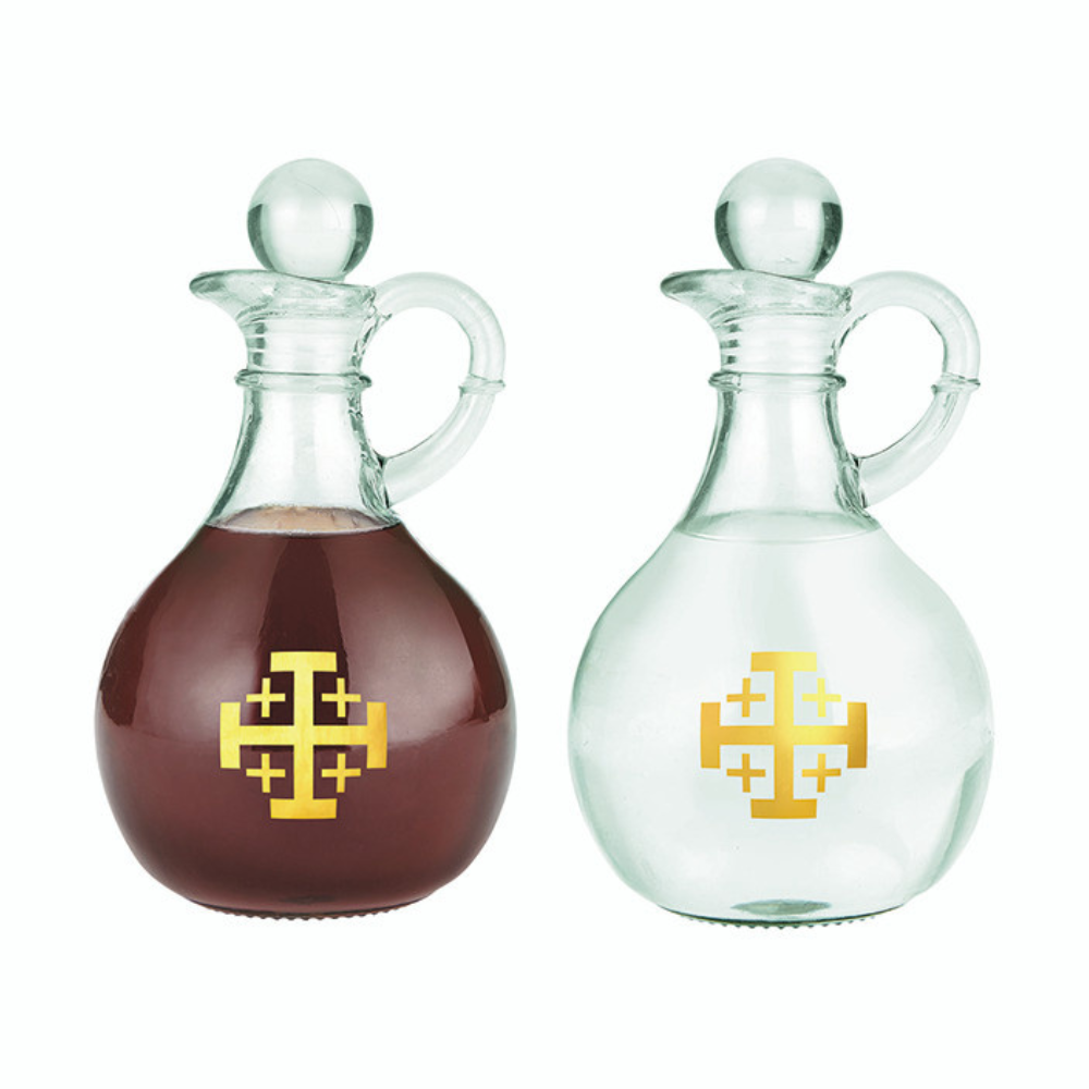 Jerusalem Cross Cruet Set