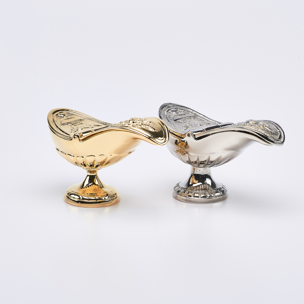 Incense Boat - Gold or Nickel Finish