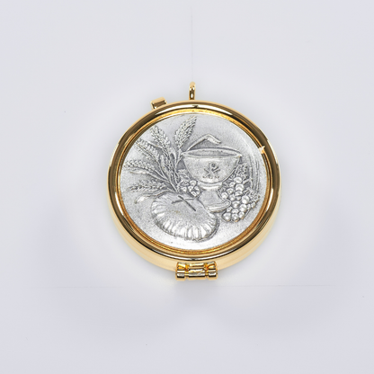 Chalice, Wheat & Grapes 15 Capacity Pyx