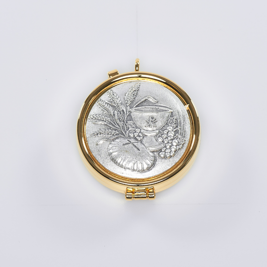 Chalice, Wheat & Grapes 15 Capacity Pyx