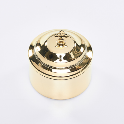 3 1/2" Diameter Gold Plated Host Box