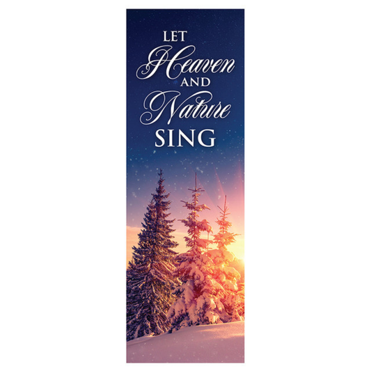 Sunrise Let Heaven & Nature Sing Banner