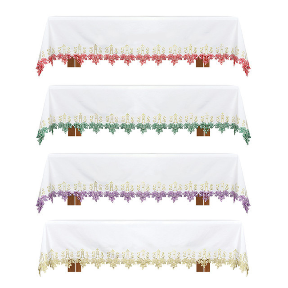 Floral IHS Altar Cloths