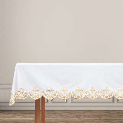 Scroll Cross Altar Cloth