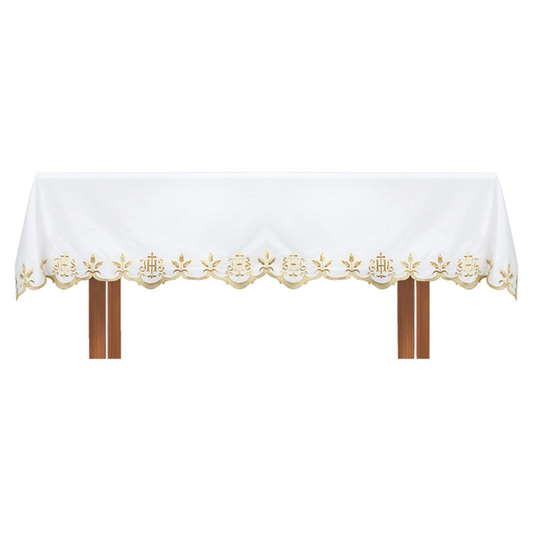 IHS & Wheat Altar Cloth