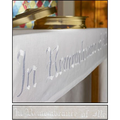 In Remembrance of Me Altar Cloth