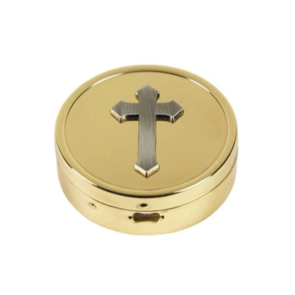 Cross Embossed Pyx