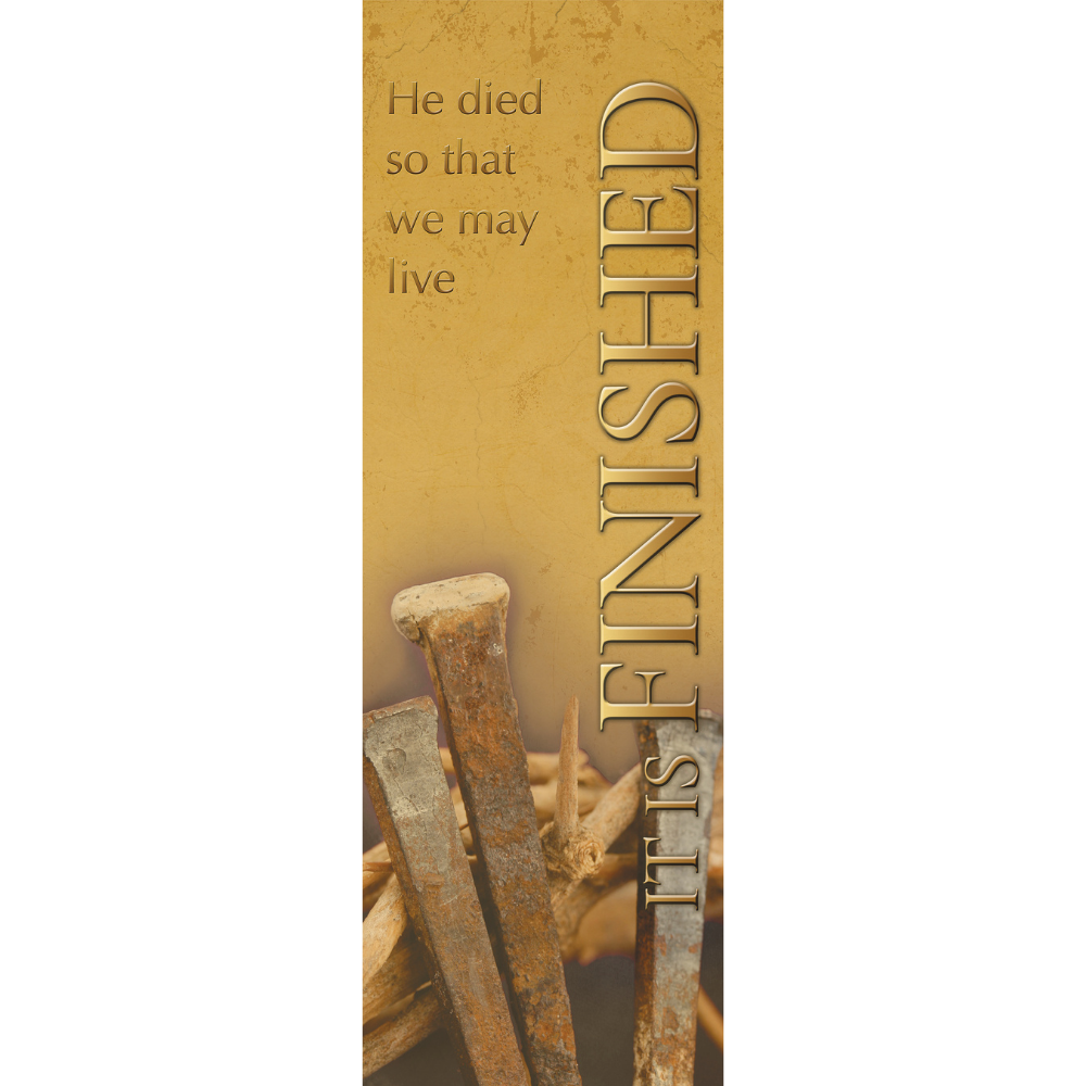 It Is Finished Banner
