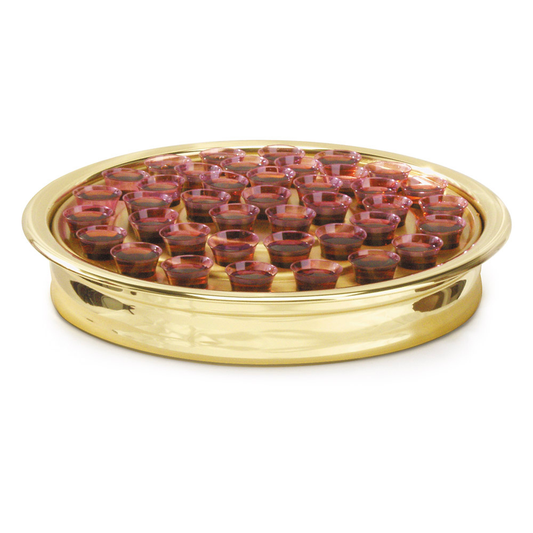 Solid Brass Communion Tray