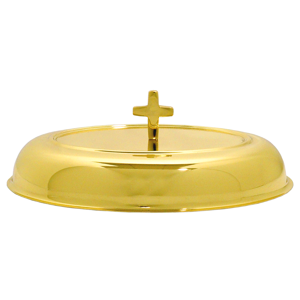 Communion Bread Server Cover - Solid Brass