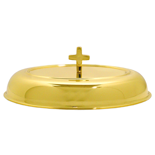 Communion Bread Server Cover - Solid Brass