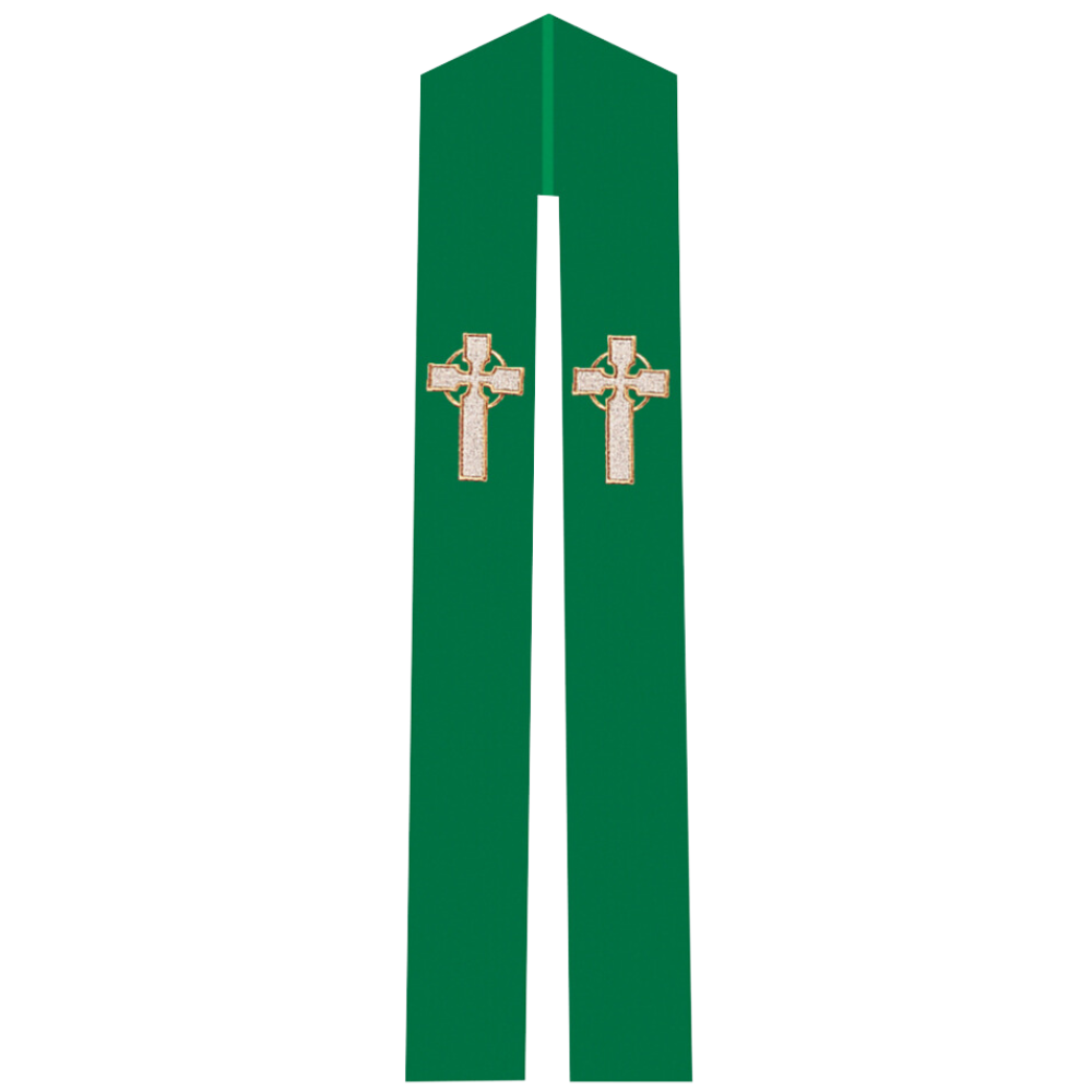 Celtic Cross Overlay or Deacon Stole