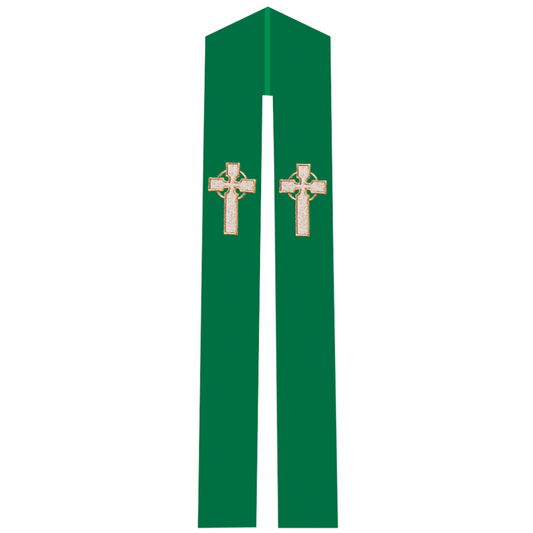 Celtic Cross Overlay or Deacon Stole
