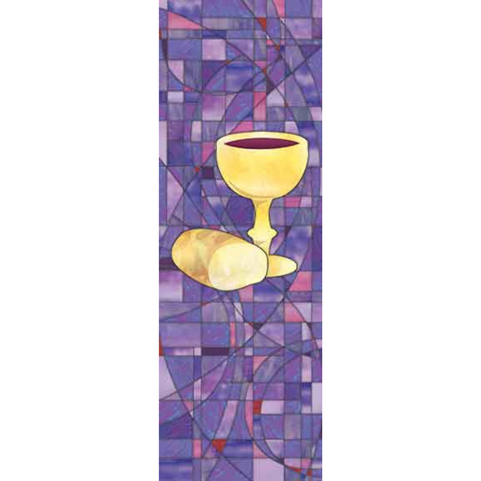 Stained Glass Communion Banner
