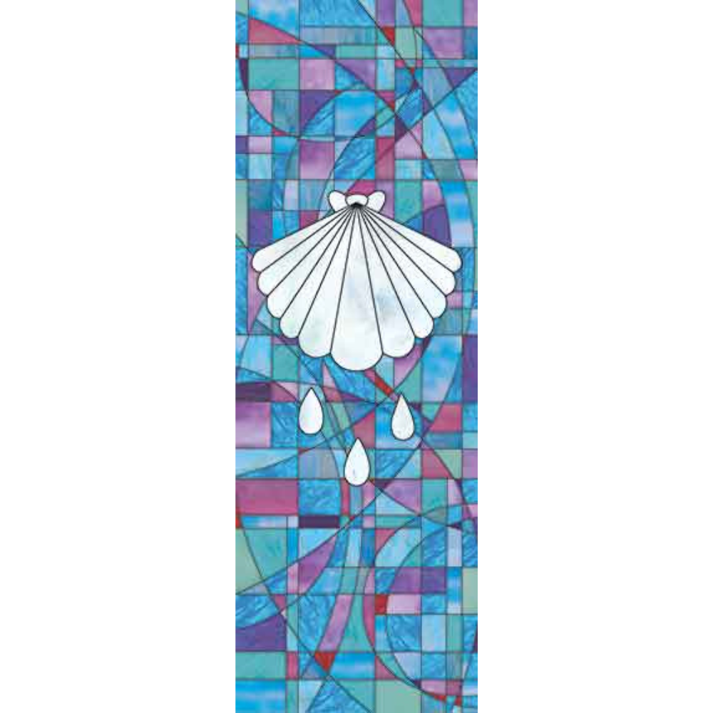 Stained Glass Shell Banner