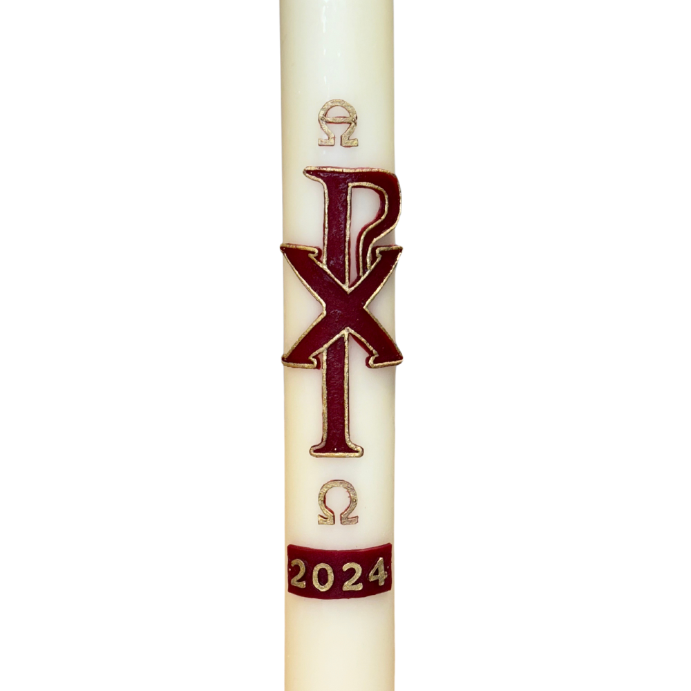 Chi Rho Paschal Candle