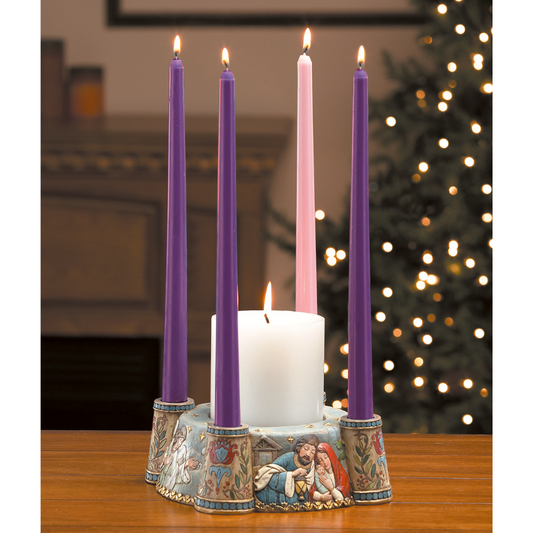 Nativity Candle Holder