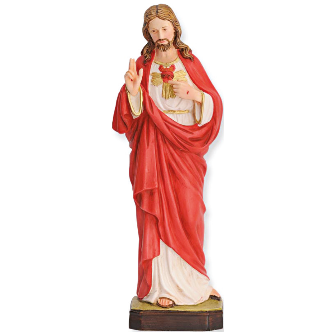 11 3/4in High Sacred Heart Statue