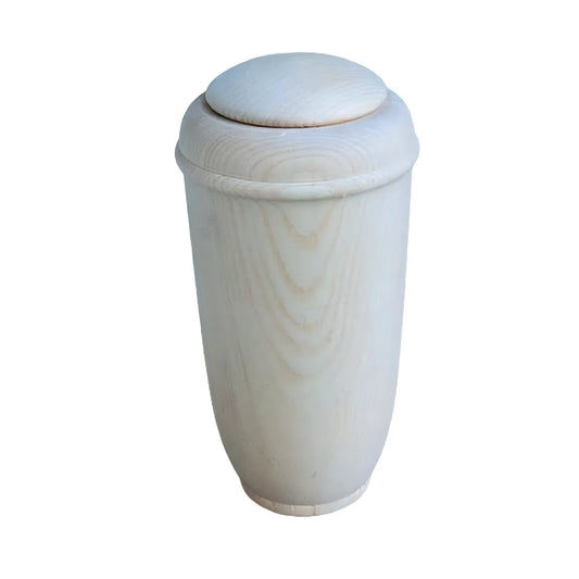Handcrafted Natural Wood Urn for Four-Legged Friends
