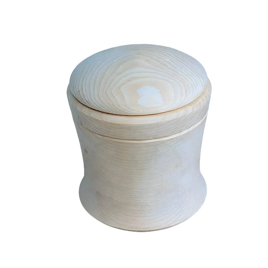 Urn for Dogs in Fine Natural Wood from Val Gardena