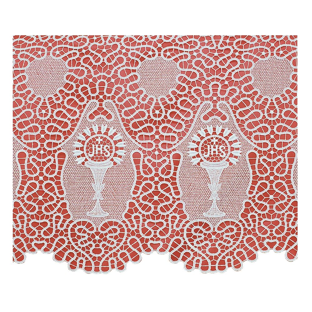 Classic Linen Cotta with Decorative Macramé IHS Lace