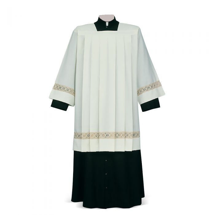 Entredeur Rombi Ivory Cotta with Diamond Lace Detail