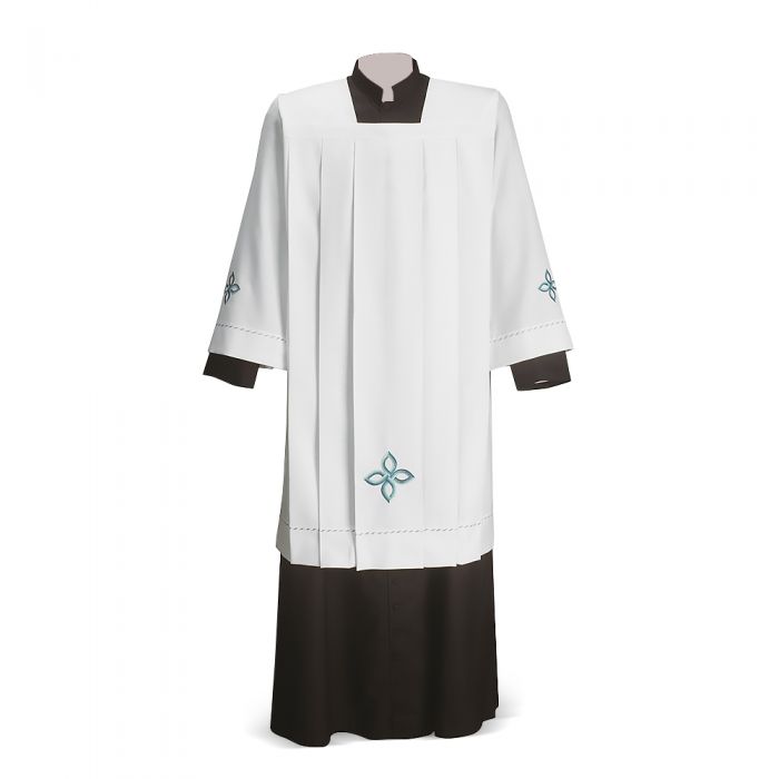 Evangelisti Ivory Cotta with Symbolic Embroidered Motif