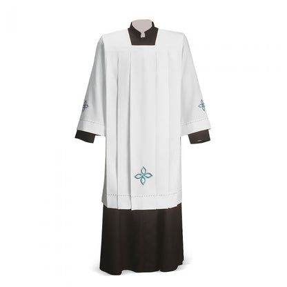 Evangelisti Ivory Cotta with Symbolic Embroidered Motif