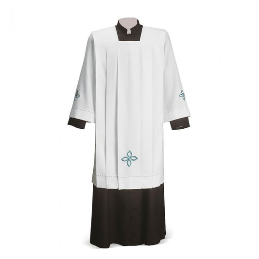 Evangelisti Ivory Cotta with Symbolic Embroidered Motif