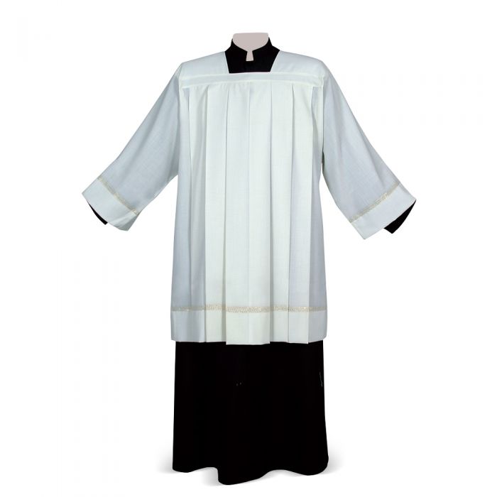 Finto Gigliuccio Ivory Cotta with Single Embroidered Band