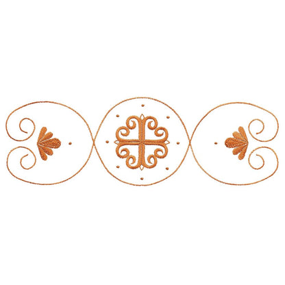 Baroque-Inspired Embroidered Ivory Alb