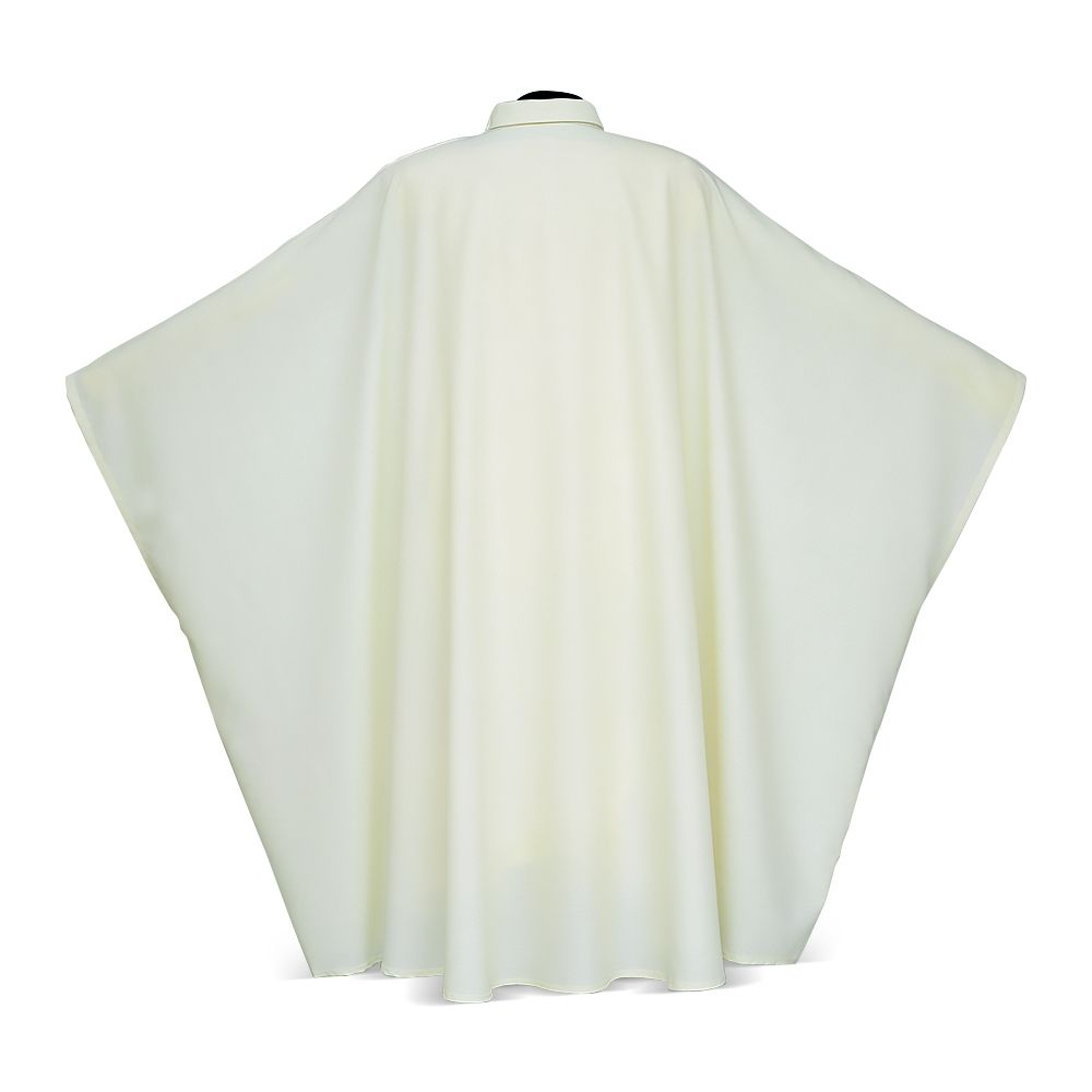 Casula Alb with Fuller Cut Ivory Silhouette
